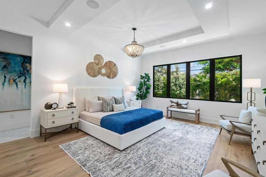 Furnished interior view inside a new home in , Delray Beach (Image 33).