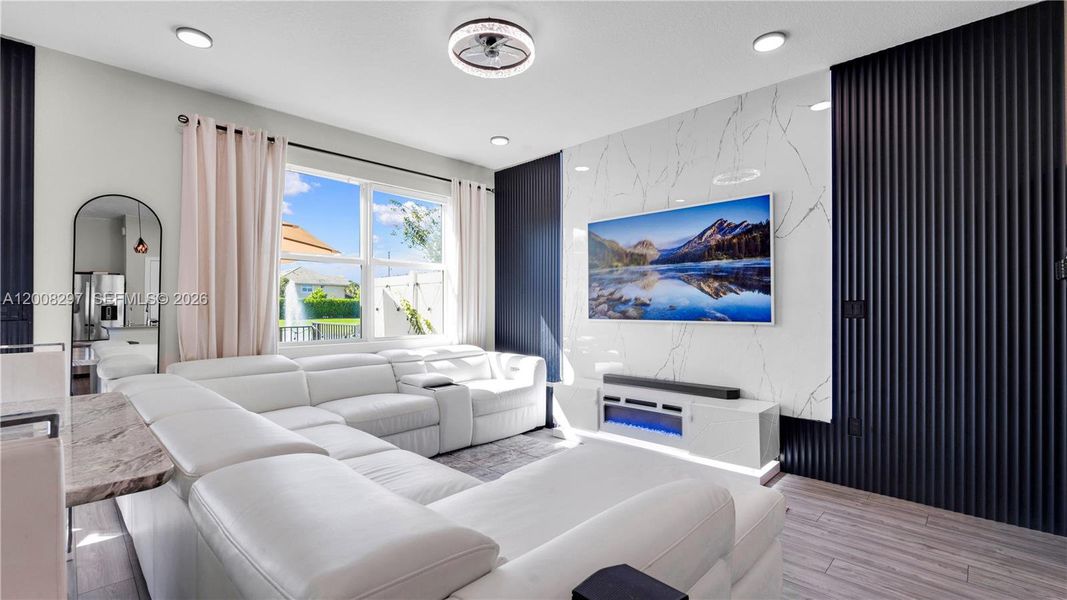 Furnished interior view inside a new home in , Lauderdale Lakes (Image 31).