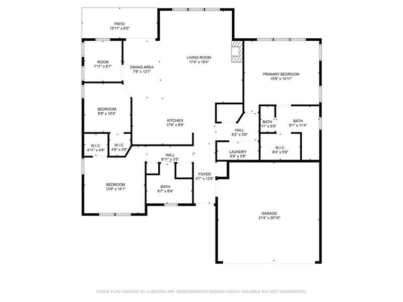 2D floor plan layout of this home in , Nemo, TX (Image 3).