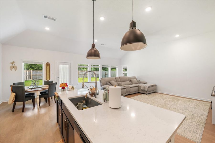 Furnished interior view inside a new home in Pinewood at Grand Texas, New Caney (Image 32).