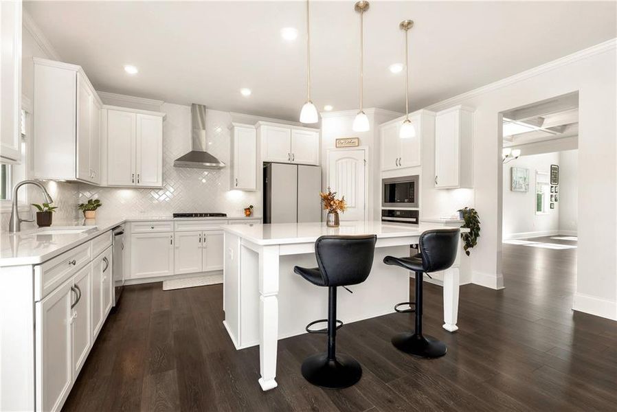Furnished interior view inside a new home in , Cumming (Image 13).