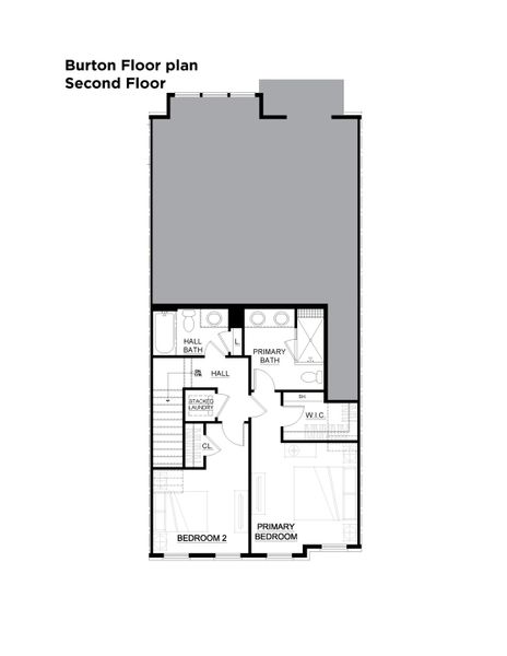 2D floor plan layout of this home in Echo Park, Suwanee, GA (Image 9).