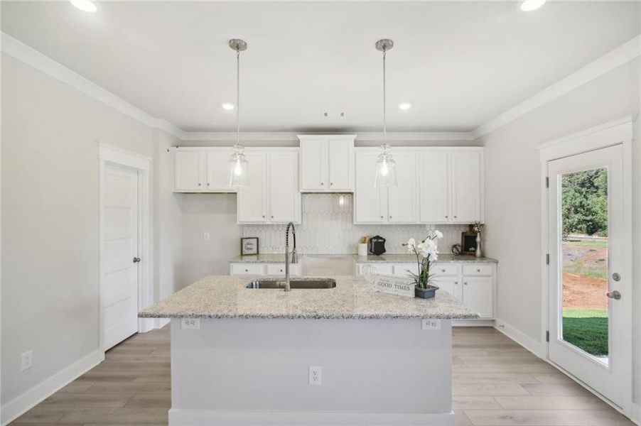 Furnished interior view inside a new home in Ponderosa Farms Estates, Gainesville (Image 4).