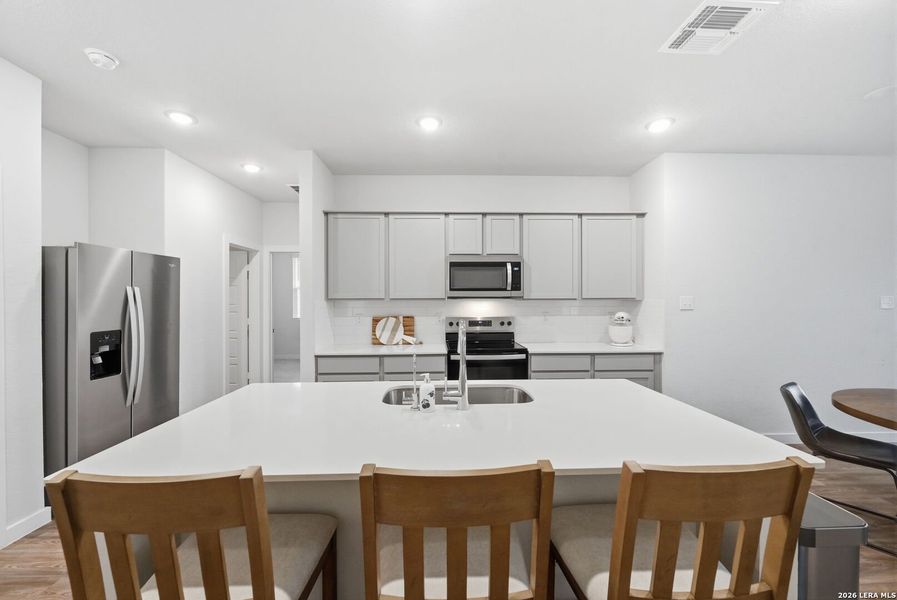 Furnished interior view inside a new home in Spring Creek, San Antonio (Image 36).