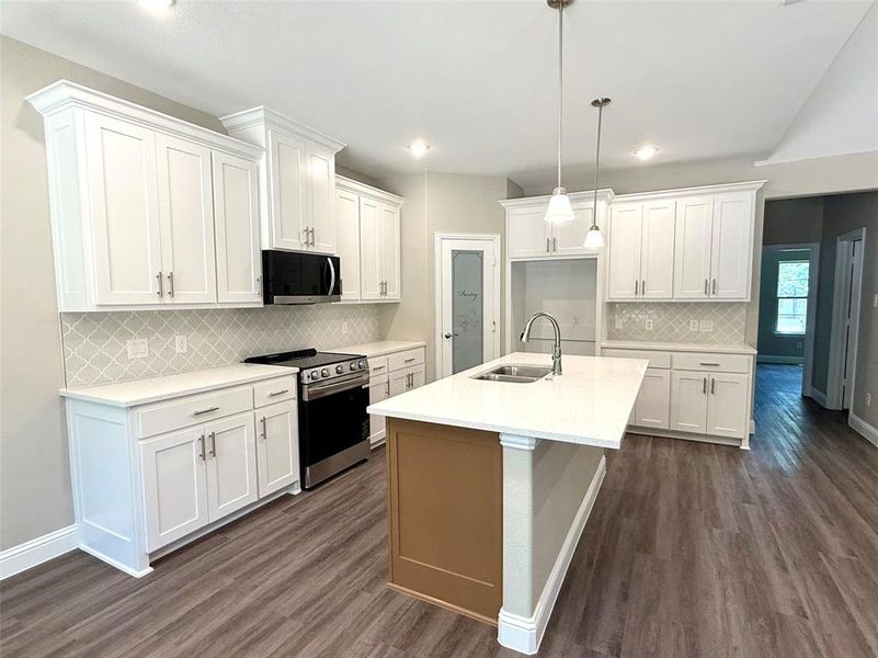 Furnished interior view inside a new home in , Lake Kiowa (Image 9).