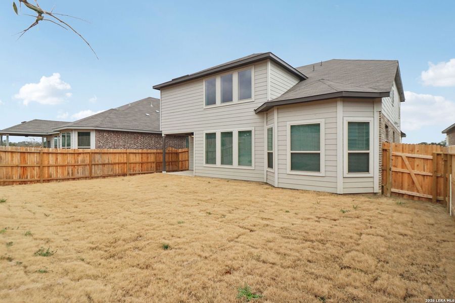 Exterior details and patio area of a home in Fox Falls, Boerne (Image 4). Exterior details and patio area of a home in Fox Falls, Boerne (Image 4).