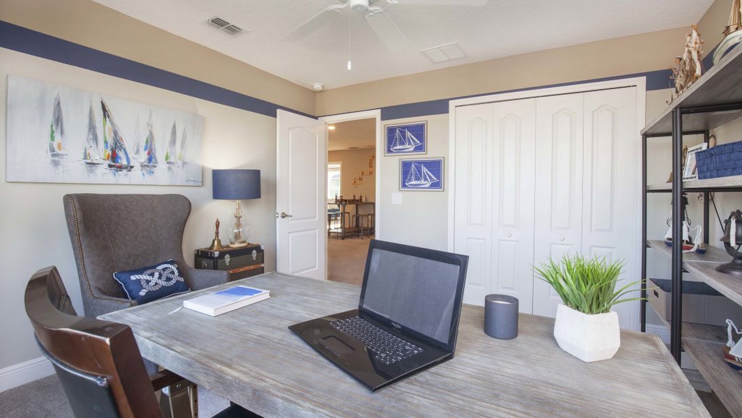 Representative furnished interior of a home built from the Carlisle by Maronda Homes in Hontoon Reserve, Deland (Image 19).