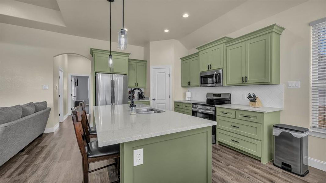 Furnished interior view inside a new home in , Granbury (Image 14).