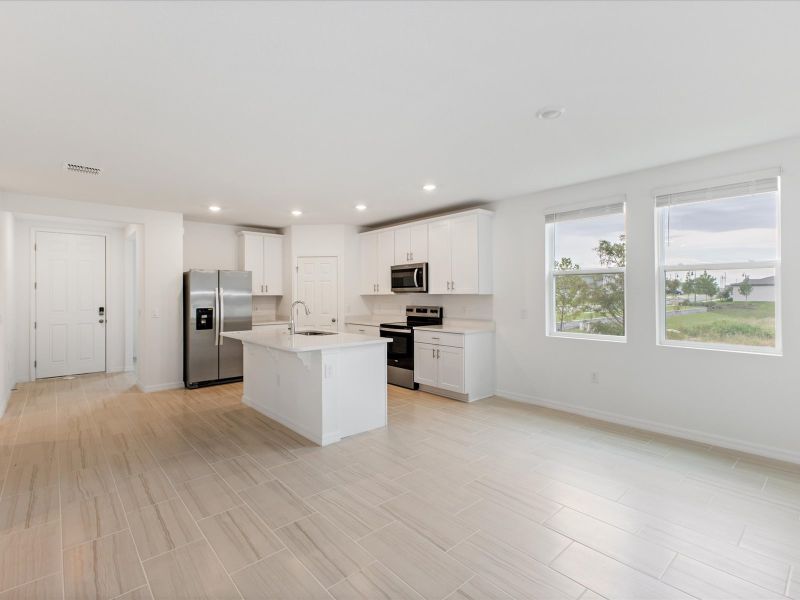 Dining room in the Daphne floorplan at 2386 White Tail Street