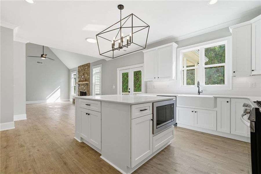 Furnished interior view inside a new home in , Calhoun (Image 11).