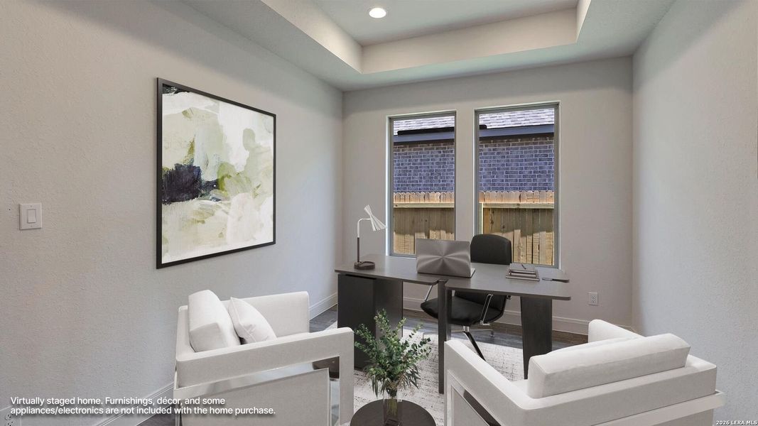 Furnished interior view inside a new home in Kallison Ranch, San Antonio (Image 8).