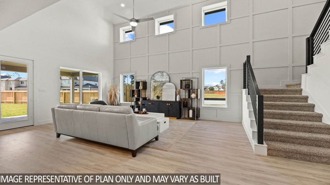 Furnished interior view inside a new home in River Ranch Estates, Dayton (Image 11).