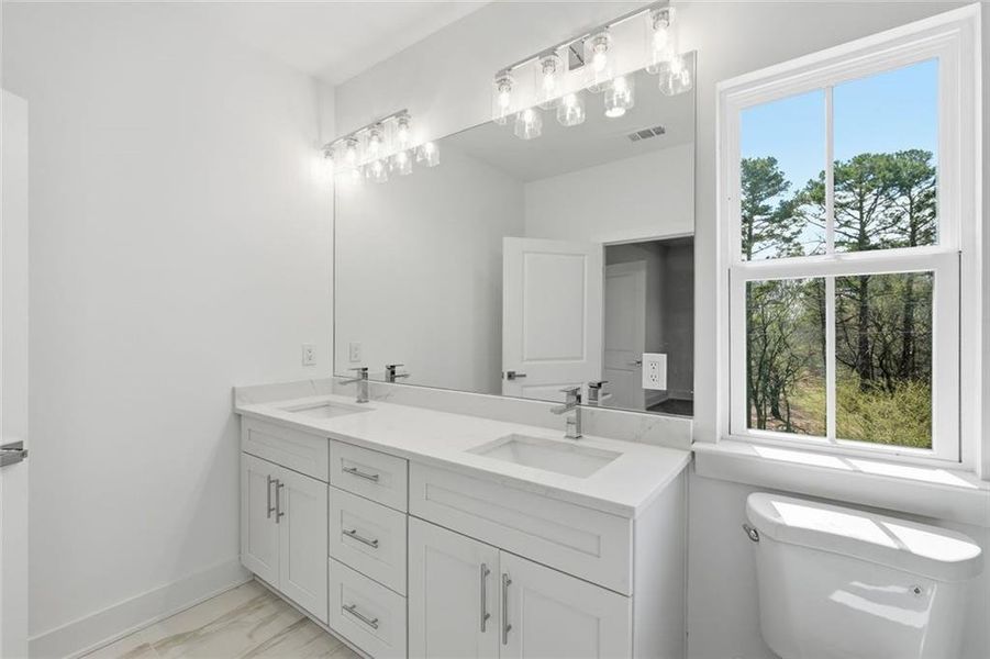 Furnished interior view inside a new home in , Alpharetta (Image 7).
