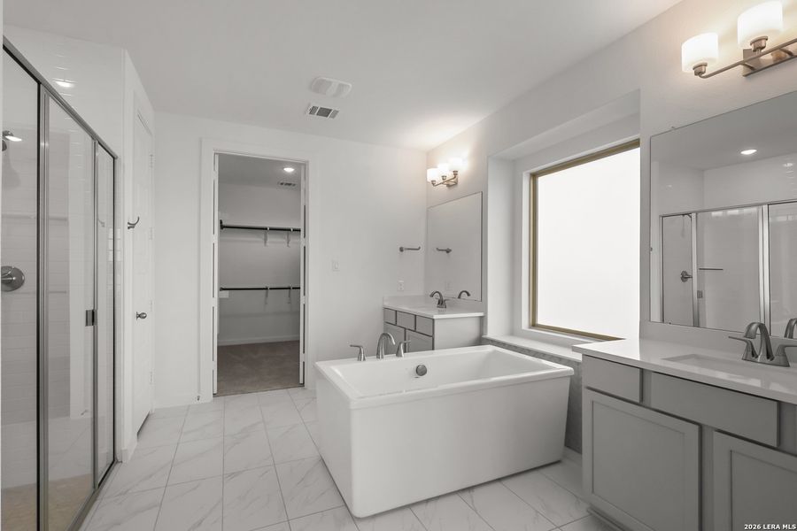 Furnished interior view inside a new home in Buffalo Crossing, Cibolo (Image 21).