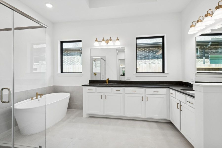 Furnished interior view inside a new home in Riceland 60’ Homesites, Mont Belvieu (Image 3). Furnished interior view inside a new home in Riceland 60’ Homesites, Mont Belvieu (Image 3).