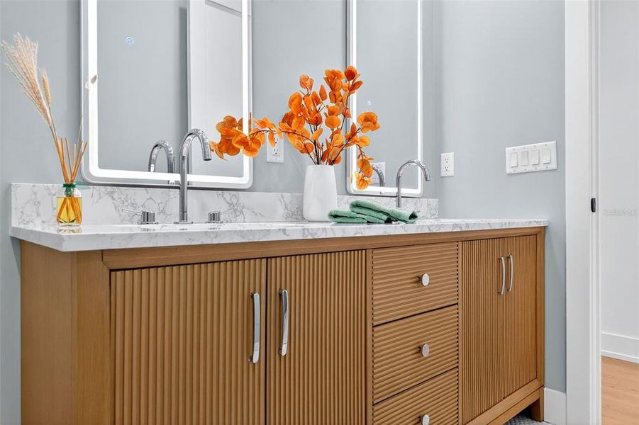 Close-up of interior finishes inside a home in , Sarasota (Image 20).