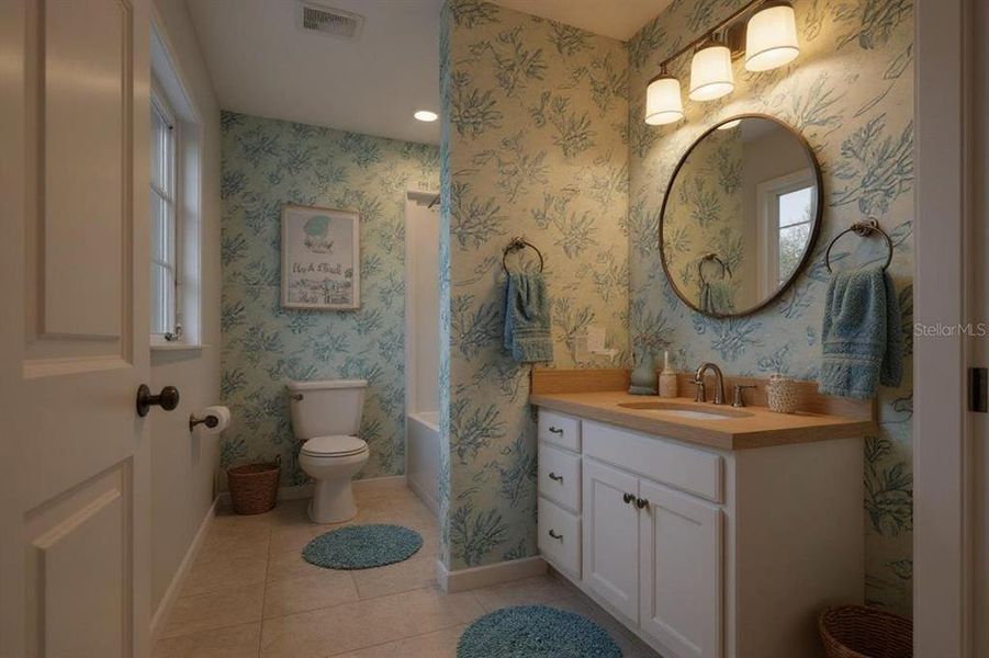 Furnished interior view inside a new home in , Sarasota (Image 8).