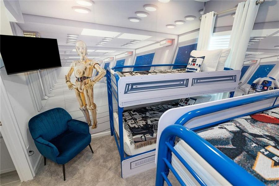 Furnished interior view inside a new home in , Orlando (Image 23).