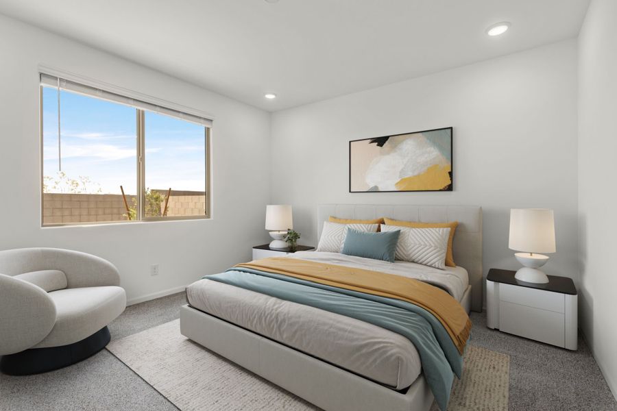Furnished interior view inside a new home in Blackhawk, Tucson (Image 9). Furnished interior view inside a new home in Blackhawk, Tucson (Image 9).
