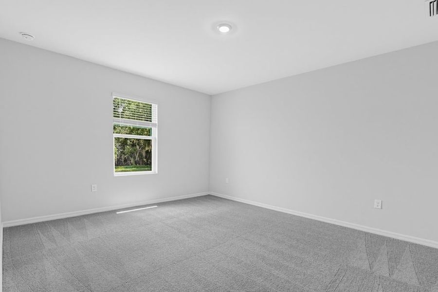 Representative unfurnished interior of a home built from the Goldfinch by Taylor Morrison in Solena, North Fort Myers (Image 14). Representative unfurnished interior of a home built from the Goldfinch by Taylor Morrison in Solena, North Fort Myers (Image 14).