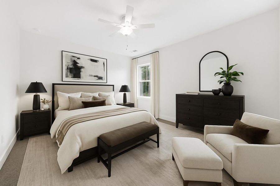 Furnished interior view inside a new home in , Ravenel (Image 14).