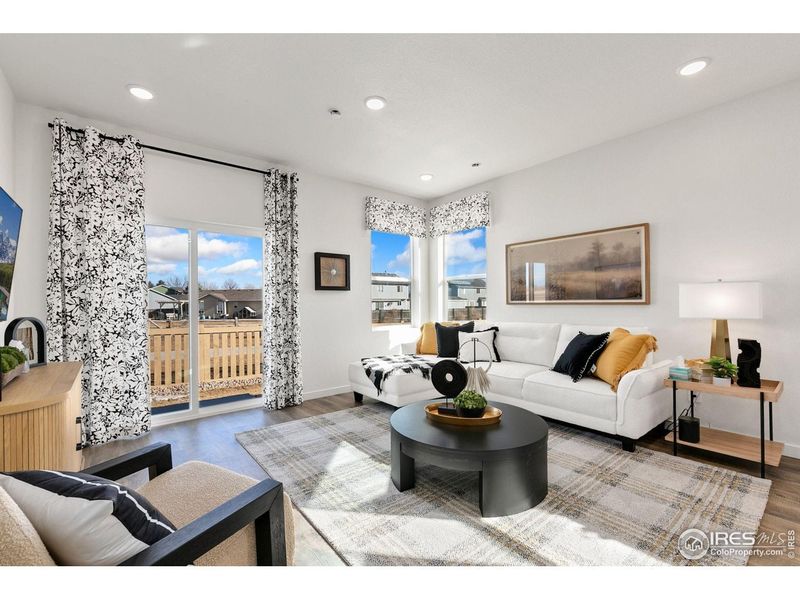 Furnished interior view inside a new home in Sage Meadows, Wellington (Image 8).