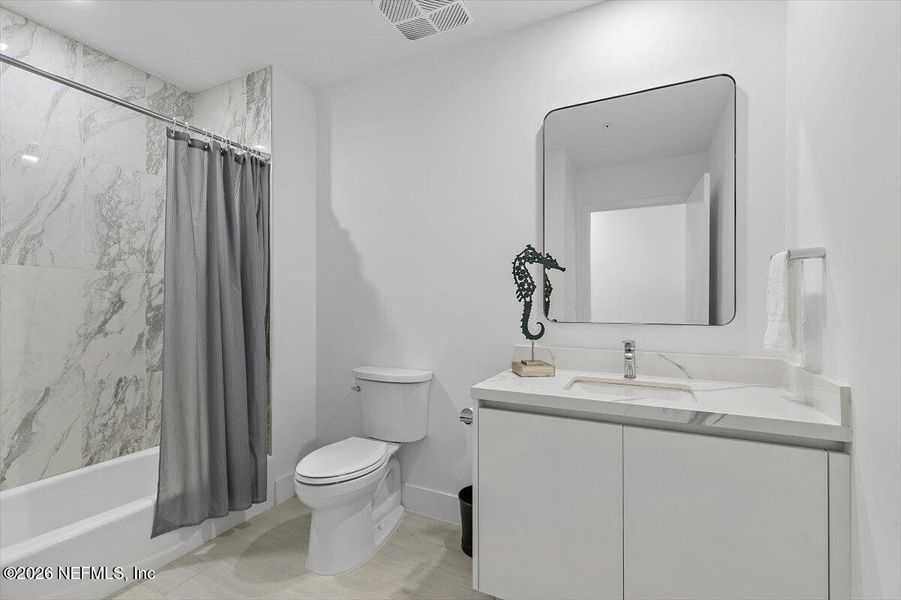 Furnished interior view inside a new home in , Jacksonville Beach (Image 8). Furnished interior view inside a new home in , Jacksonville Beach (Image 8).