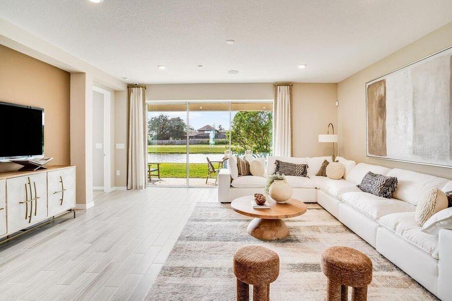 Furnished interior view inside a new home in Ardisia Park, New Smyrna Beach (Image 21).
