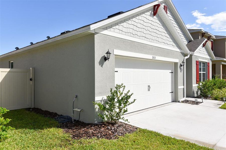 Exterior details and patio area of a home in Oak Leaf Preserve, New Smyrna Beach (Image 26). Exterior details and patio area of a home in Oak Leaf Preserve, New Smyrna Beach (Image 26).