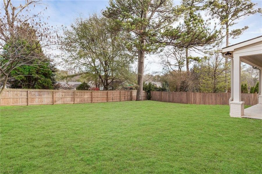 Exterior details and patio area of a home in , Atlanta (Image 27).