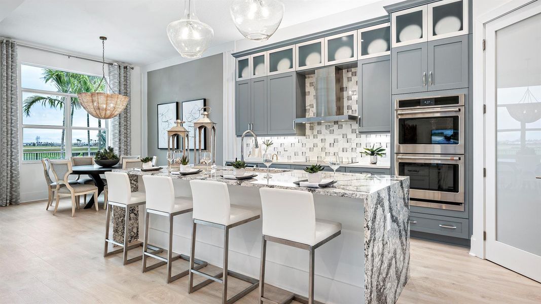 Furnished interior view inside a new home in Astor Creek Golf & Country Club, Port St. Lucie (Image 22).