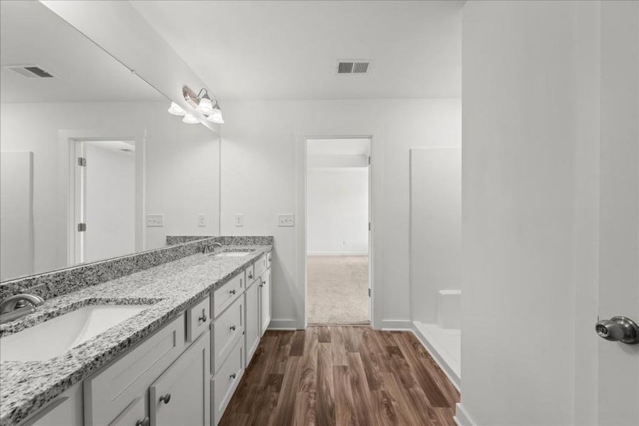 Furnished interior view inside a new home in , Statham (Image 12).