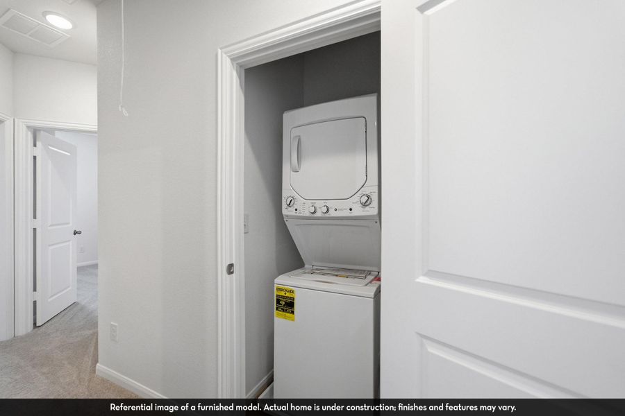Furnished interior view inside a new home in Municipal Drive Townhomes, Leander (Image 12).