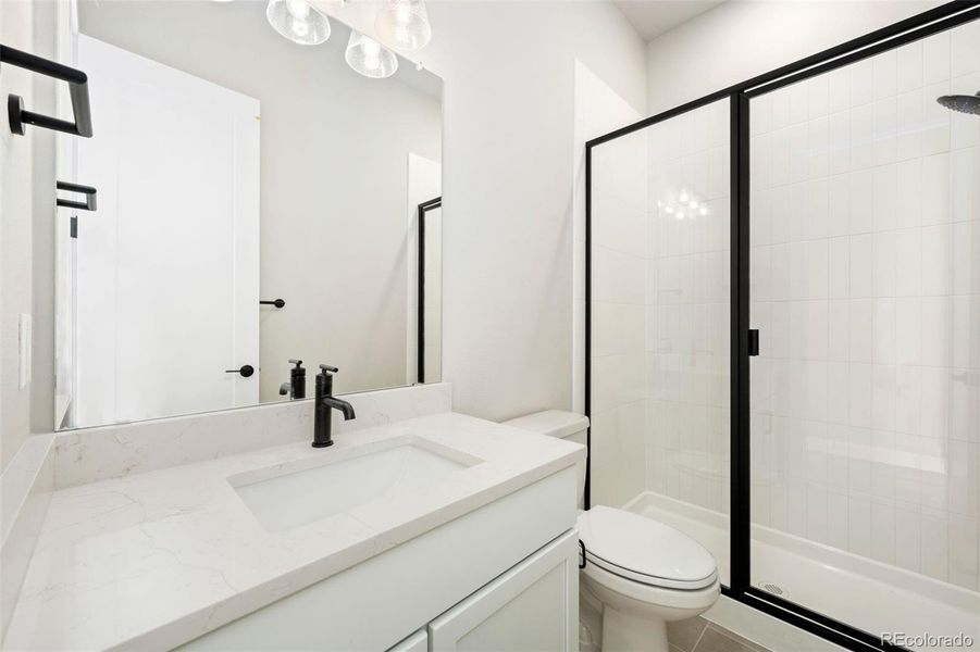 Furnished interior view inside a new home in Kitchel Lake at Serratoga Falls, Timnath (Image 7).