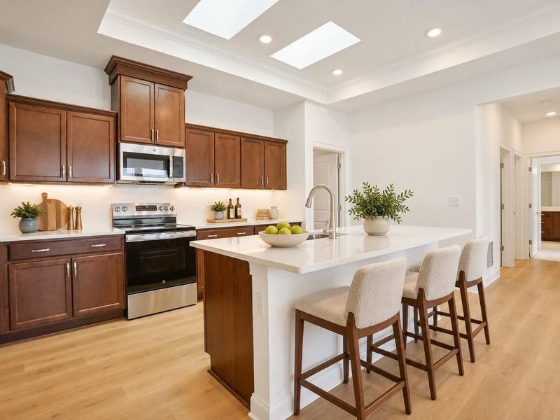 Furnished interior view inside a new home in , Holly Springs (Image 16).