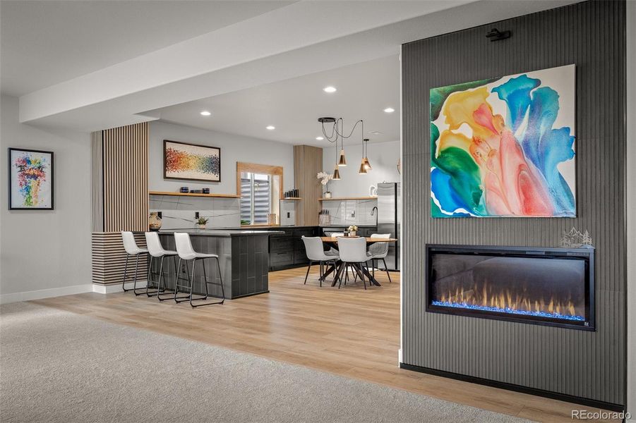 Furnished interior view inside a new home in , Colorado Springs (Image 33).