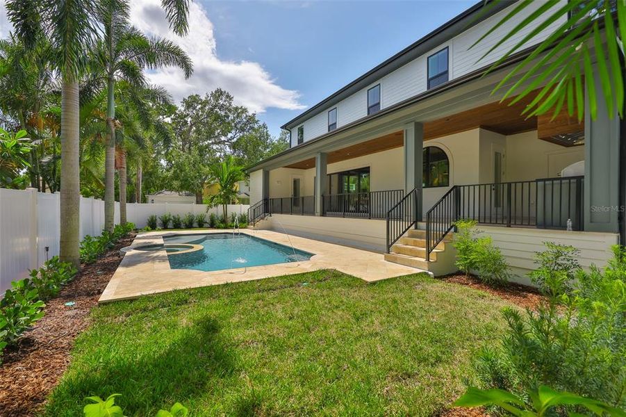 Front exterior of a new home in , Tampa, FL, highlighting curb appeal (Image 24).