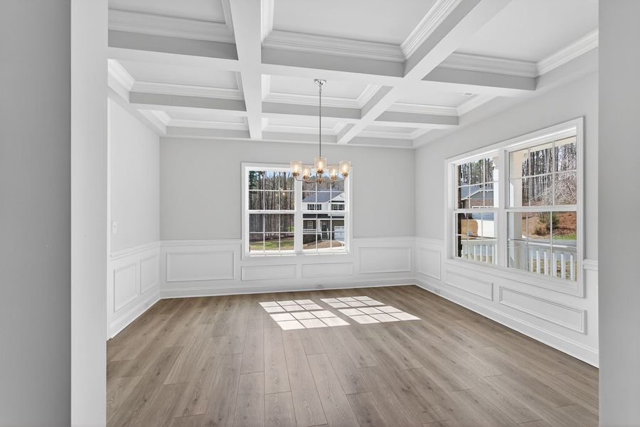 Spacious, unfurnished interior of a new home in Crystal Village, Albemarle (Image 10).