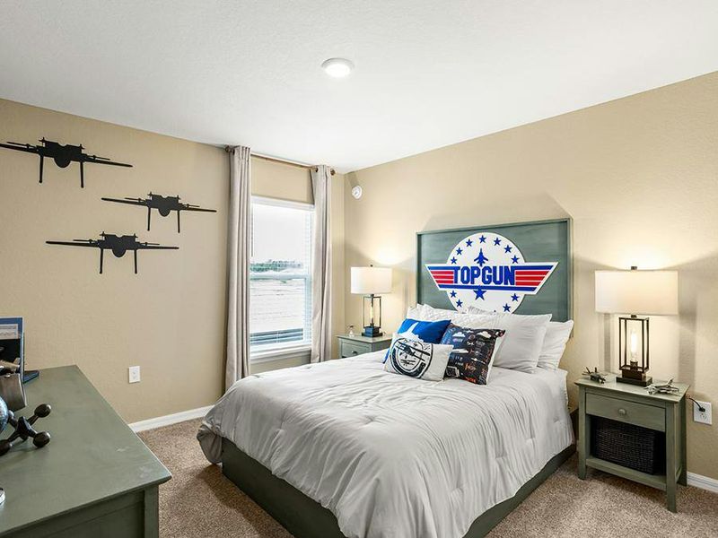 Secondary bedrooms provide space for everyone in your household - Serendipity by Highland Homes Secondary bedrooms provide space for everyone in your household - Serendipity by Highland Homes