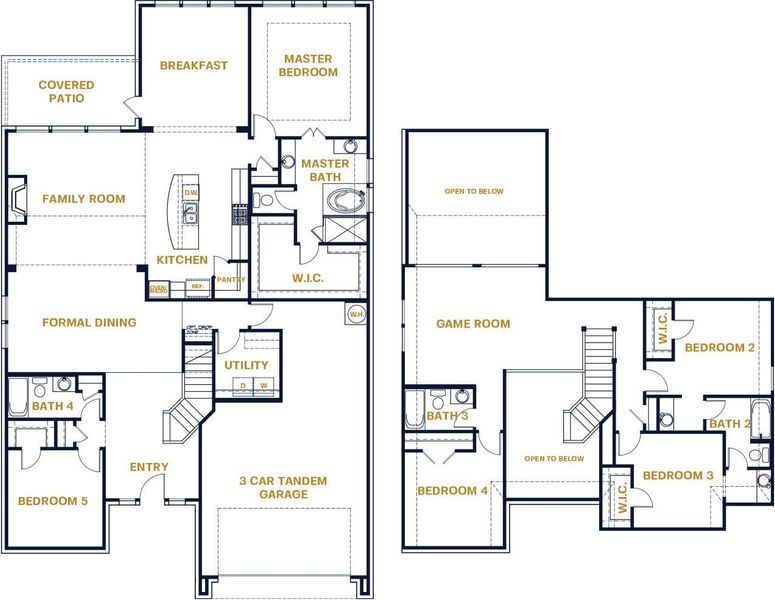 Segovia Floorplan layout in Parmer Ranch, Georgetown | Sitterle Homes Segovia Floorplan layout in Parmer Ranch, Georgetown | Sitterle Homes