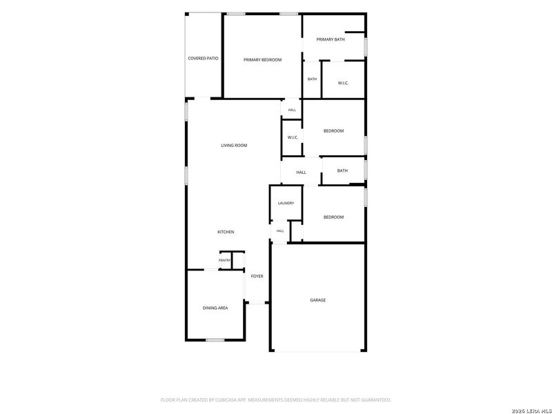 2D floor plan layout of this home in Redbird Ranch, San Antonio, TX (Image 5).