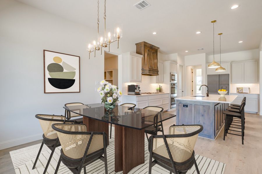 Representative furnished interior of a home built from the The Odessa by Kenmark Homes in Paloma Ranches, Justin (Image 7).