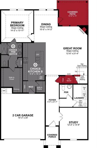 Beazer Homes Hurricane Creek Ranier Plan