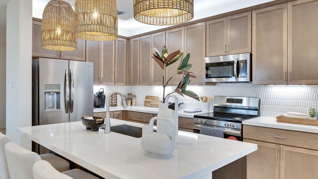 Representative furnished interior of a home built from the Meyerson by DRB Homes in Hunters Glen, Jarrell (Image 17).