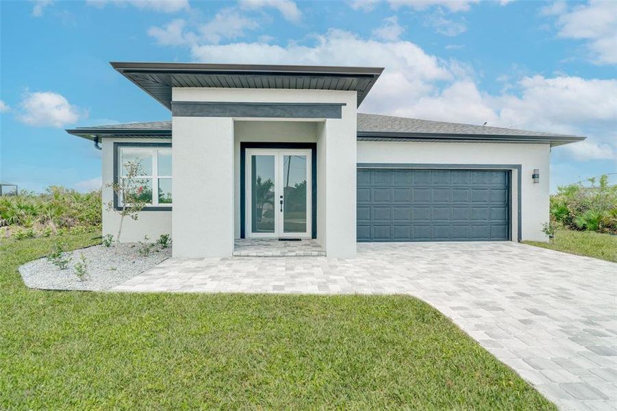 Front exterior of a new home in , Rotonda West, FL, highlighting curb appeal (Image 33).