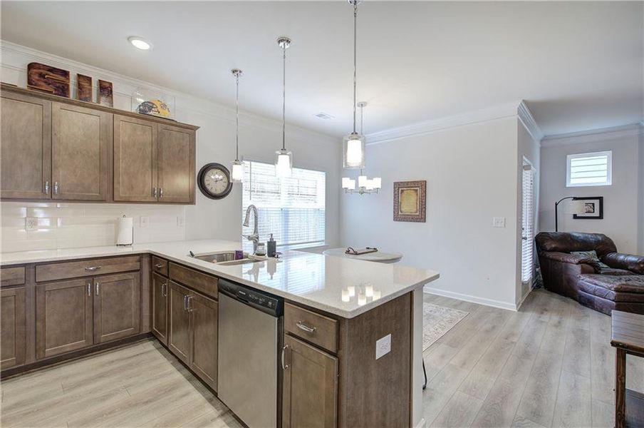 Furnished interior view inside a new home in , Cartersville (Image 33).