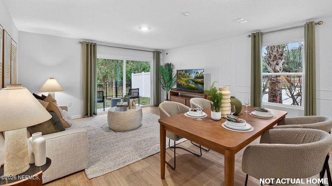 Furnished interior view inside a new home in Hansen Creek, Jacksonville (Image 10).