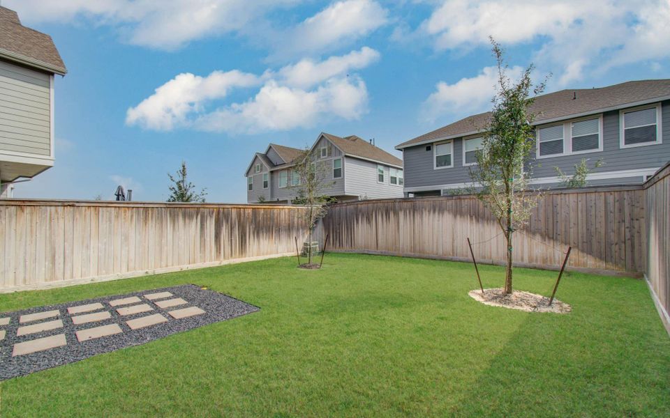 Exterior details and patio area of a home in , Cypress (Image 3).