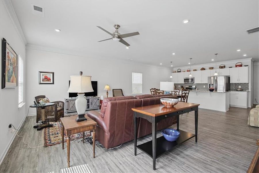 Furnished interior view inside a new home in , Cartersville (Image 10).