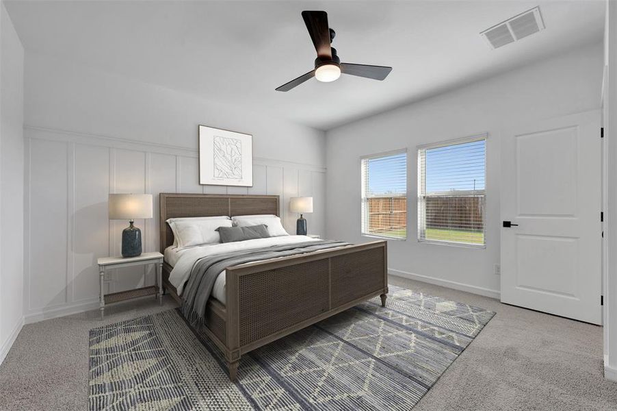 Furnished interior view inside a new home in Rolling Ridge, Van Alstyne (Image 19).